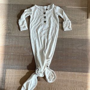 Lou Lou and Company Newborn Knotted Gown